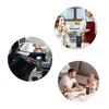 Collage of people using a black cylindrical product in different settings. Produktbild-Vorschau