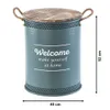 Koš na prádlo Kobolo WELCOME GREY velikost D 40x51,50 cm z Náhled obrázku produktu 2