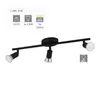 Eglo LED Deckenleuchte Buzz Schwarz 3 x 2,8W 750lm Warmweiß Productafbeelding-voorbeeld 6