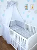 Primawela Baby Bettset - 6 teiliges Set mit Chiffon Himmel Produktbild-Vorschau 1
