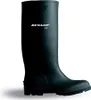 A black Dunlop boot is shown against a white background. Náhled obrázku produktu