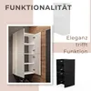 Badschrank Schwarz B: 60 cm H: 120 cm T: 34 cm Produktbild-Vorschau 5