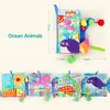 Dětský ocásek Látková kniha Oceánská zvířata Crinkle Měkké Náhled obrázku produktu 2