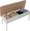 Skye Decor, Vina Bench White, Stone, Sitzbänke, Weiß, 110 x Produktbild-Vorschau 4