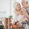 Relaxdays Gewürzkarussell, mit 16 Gewürzgläsern, 360° Produktbild-Vorschau 5
