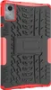 Lenovo Tab M11 Hülle - Panzer Back Cover mit Ständer - Rot Produktbild-Vorschau 3