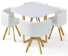 MENZZO Table et chaises scandinaves Oslo Blanc Voir les images du produit 2