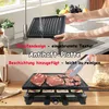 TRMLBE 1400W Raclette 8 Personen Edelstahl Grill Elektrisch Produktbild-Vorschau 5