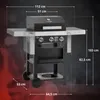 TAINO WABAYA 3+0 Gasgrill Grillwagen 3 Brenner Keramik Produktbild-Vorschau 7