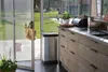 DECOBIN Abfalleimer 50L mit Fußpedal silber metallic Produktbild-Vorschau 4