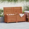 vidaXL Venkovní box na polštáře hnědý 150x50x56 cm Masivní Náhled obrázku produktu 2