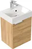 WC ospiti Lavabo salvaspazio "Cubi 40 cm" Rovere oro Anteprima dell’immagine prodotto 1
