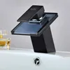 Set Glas Wasserfall Wannen & Waschtisch Armatur schwarz |  Produktbild-Vorschau 5