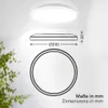 B.K.Licht Pannello LED piatto Ø24cm rotondo 16W 1900lm Anteprima dell’immagine prodotto 12