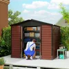 Outsunny Gerätehaus 4,4 m² Gartenhaus mit Pultdach, Produktbild-Vorschau 2