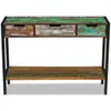 vidaXL Sideboard mit 3 Schubladen Altholz Massiv Produktbild-Vorschau 2