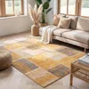 Volero - Dywan Patchwork - Spring Ochra/Taupe - 120x170 cm Podgląd zdjęcia produktu 1