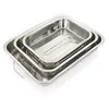 COM-FOUR® 3-teiliges Braten- und Backform-Set - Edelstahl Produktbild-Vorschau 4