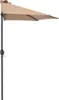 vidaXL Parasol de balcon avec mât en aluminium Taupe Voir les images du produit 11
