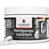 A container of cleaning tablets for coffee machines. Produktbild-Vorschau
