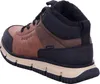 A single brown and black men's boot shown from the side. Produktbild-Vorschau