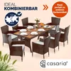 CASARIA® Polyrattan Gartentisch mit Ablage FSC®- Produktbild-Vorschau 6