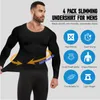 Herren Langarm Kompressionsshirts Shapewear Oberteile Body Produktbild-Vorschau 4