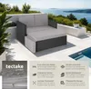 tectake® Rattan Lounge Korfu 2-Sitzer widerstandsfähig Produktbild-Vorschau 2