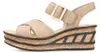 Rieker Damen Sandalette Sandale Plateau Kreuzriemen Produktbild-Vorschau 18