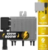 SUNNIVA® 2000W Balkonkraftwerk BIFAZIAL FULLBLACK komplett Produktbild-Vorschau 3