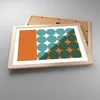 Gerahmtes Poster - Rahmen in heller Eiche - Koliken Türkis Produktbild-Vorschau 3