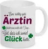 A white ceramic mug with text and graphics printed on it. Produktbild-Vorschau