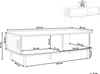 BELIANI Couchtisch Dunkelbraun MDF-Platte mit 2 Produktbild-Vorschau 7