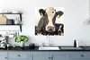 MuchoWow® Poster Kühe - Etikett - Porträt 75x75 cm - Wand Produktbild-Vorschau 3