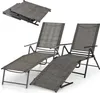 Outdoor Liegestuhl 2er Set, Garten Sonnenliegen mit Produktbild-Vorschau 1