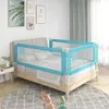 vidaXL Barrière de sécurité pour jeune enfant Bleu 200x25 Voir les images du produit 2