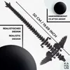 3D Dekoracyjna Rzeźba Smoka ze Skrzydłami XL – 50 cm Złota Podgląd zdjęcia produktu 4