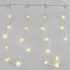 LED vánoční drop řetěz – rampouchy, 1,7 m, venkovní i vnitřní, teplá bílá, programy Náhled obrázku produktu