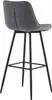 A single dark gray bar stool is shown from a rear-side angle against a white background. Produktbild-Vorschau