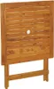 vidaXL Gartentisch Klappbar 70x70x75 cm Massivholz Akazie Produktbild-Vorschau 6