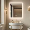 WISFOR specchio da bagno con illuminazione senza nebbia Anteprima dell’immagine prodotto 1