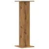 vidaXL Lautsprecherständer 2 Stk. Artisan-Eiche 30x30x95 cm Produktbild-Vorschau 4