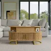 Table basse Merax réglable en hauteur avec portes Voir les images du produit 4