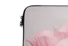 MuchoWow® Laptop Hülle 17 Zoll Laptoptasche Blumen - Rosa - Produktbild-Vorschau 3