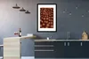 MuchoWow® Gerahmtes Poster Leopard - Muster - Rot 60x90 cm Produktbild-Vorschau 5
