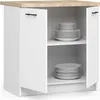 Armadio OLIWIA S80 2D Bianco con piano in laminato 80 cm Anteprima dell’immagine prodotto 2