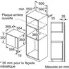 Micro-ondes encastrable 25l 900w inox - Bosch - BFL554MS0 - Voir les images du produit 10