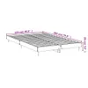 The Living Store Bettgestell Grau Sonoma 120x200 cm Produktbild-Vorschau 9