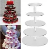 3/4/5/6 TIER -Kuchenständer Transparentes Glasschalen Produktbild-Vorschau 4