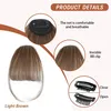 Clip in Pony Haare Haarverlängerungen Flat Bang mit Produktbild-Vorschau 3